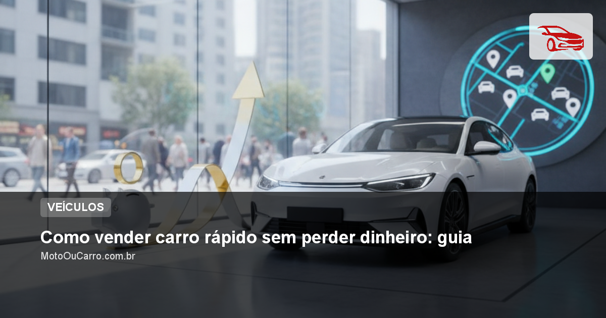 Como vender carro rápido sem perder dinheiro: guia