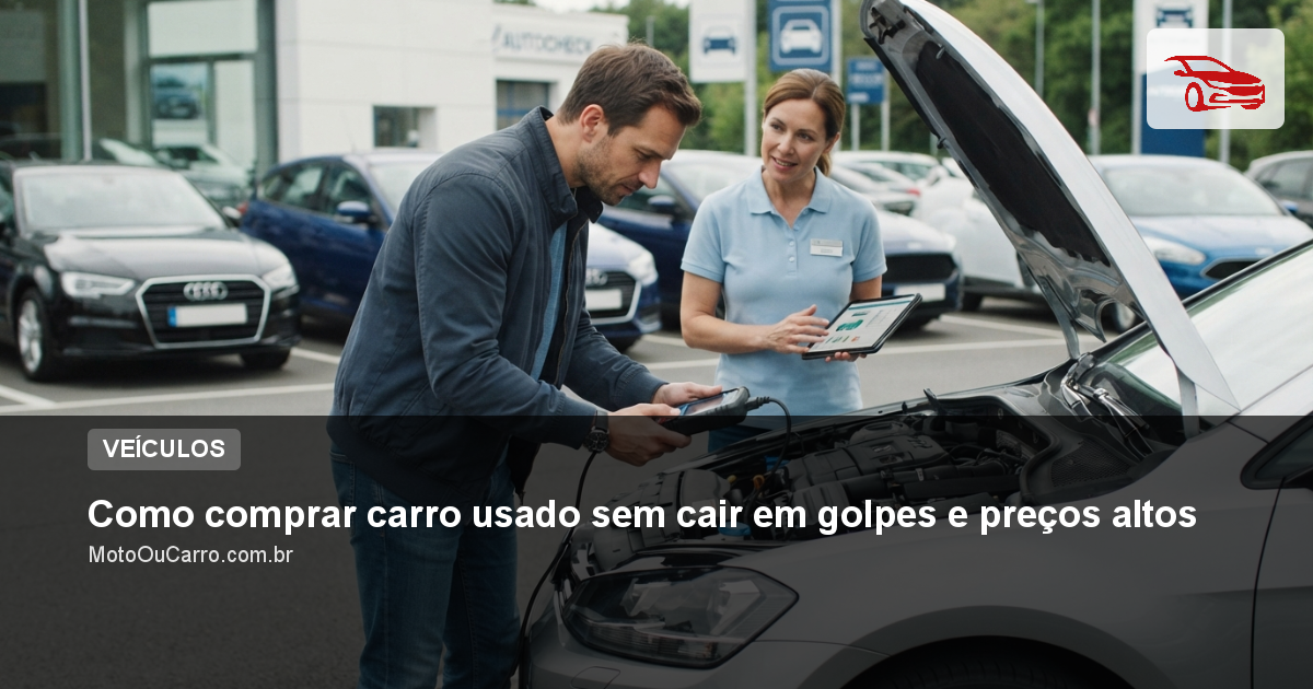 Como comprar carro usado sem cair em golpes e preços altos