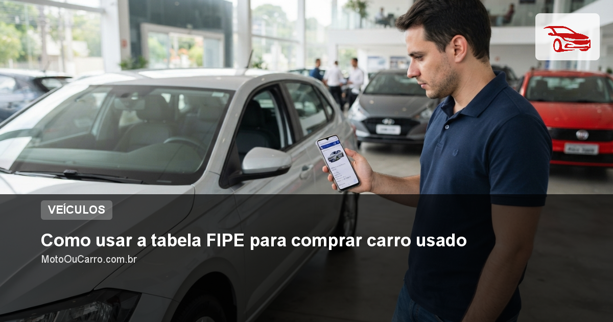 Como usar a tabela FIPE para comprar carro usado