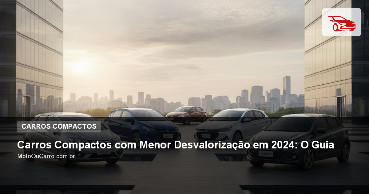 Carros Compactos com Menor Desvalorização em 2024: O Guia