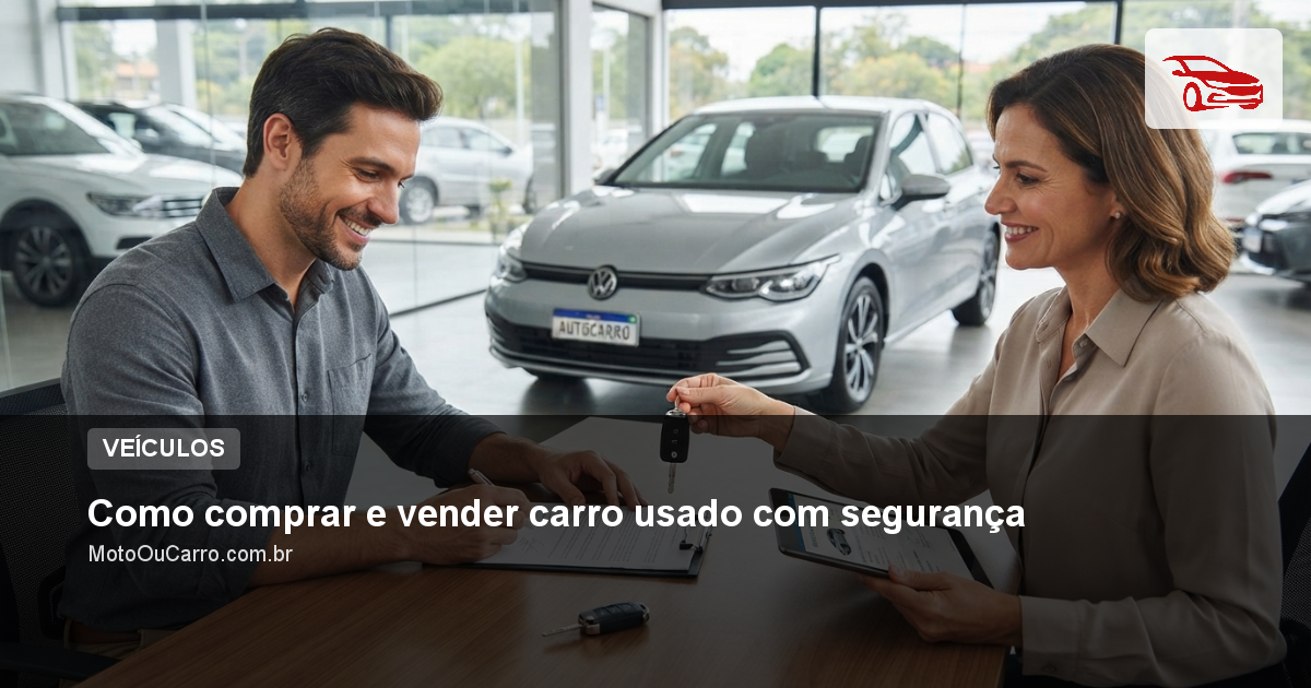 Como comprar e vender carro usado com segurança
